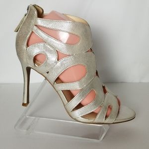Nine West Gold Metallic Sandals Shoes 7.5